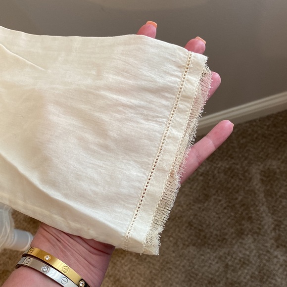 Elie Tahari Tunic with beaded bench collar - Picture 5 of 7